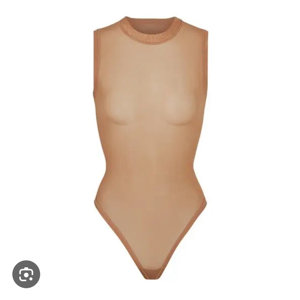 SKIMS new with tags sienna summer mesh mock neck bodysuit